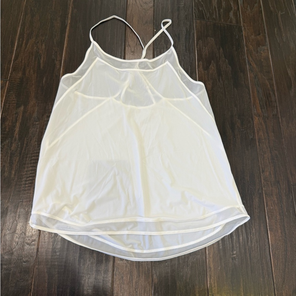 Lululemon size 8 white tank